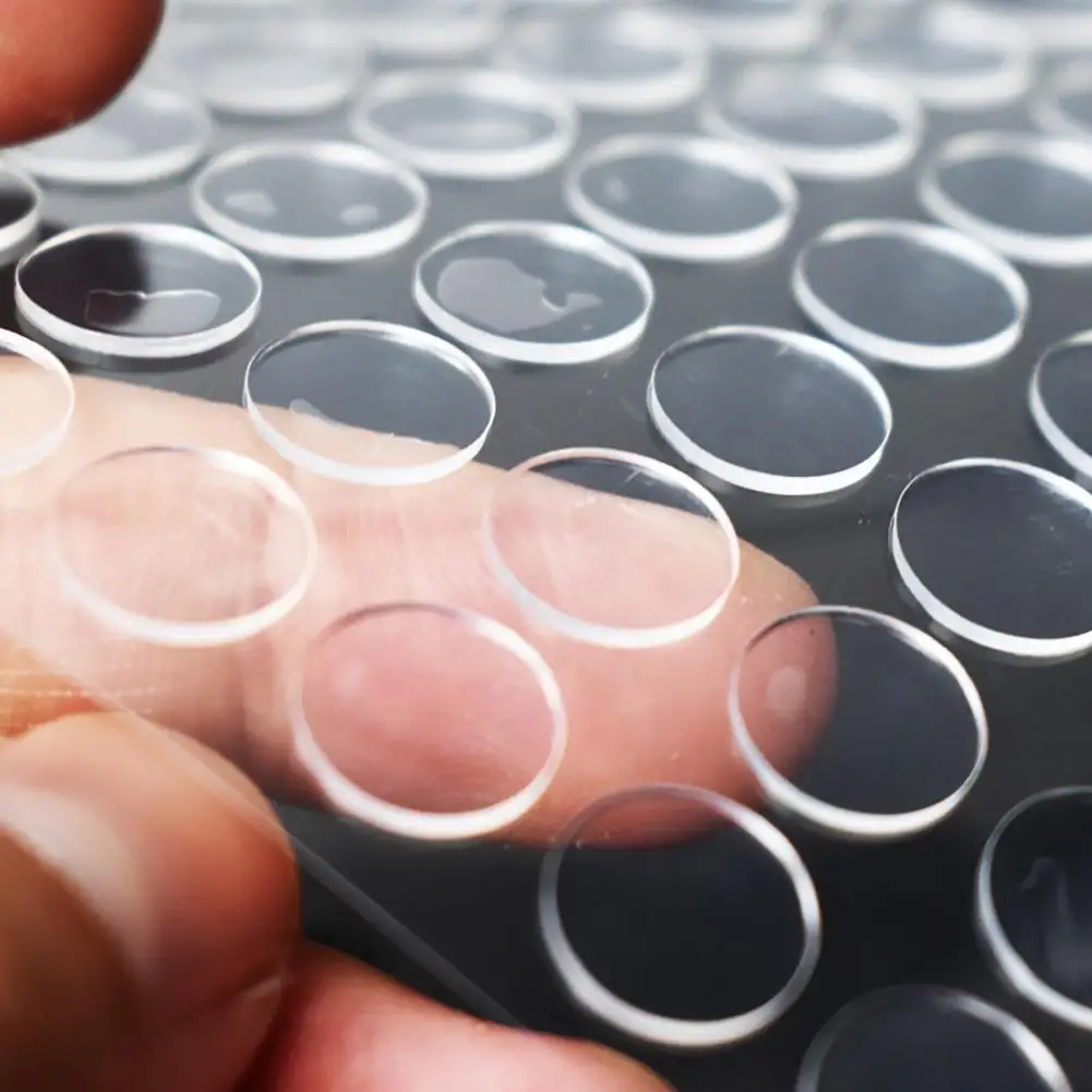 จุดกาวที่ปราศจากความเสียหาย100ชิ้นจุดเหนียวสองจุดมีความหนืดสูงสามารถลอกออกได้สำหรับโครงการ DIY ไม่มีร่องรอยตกค้าง