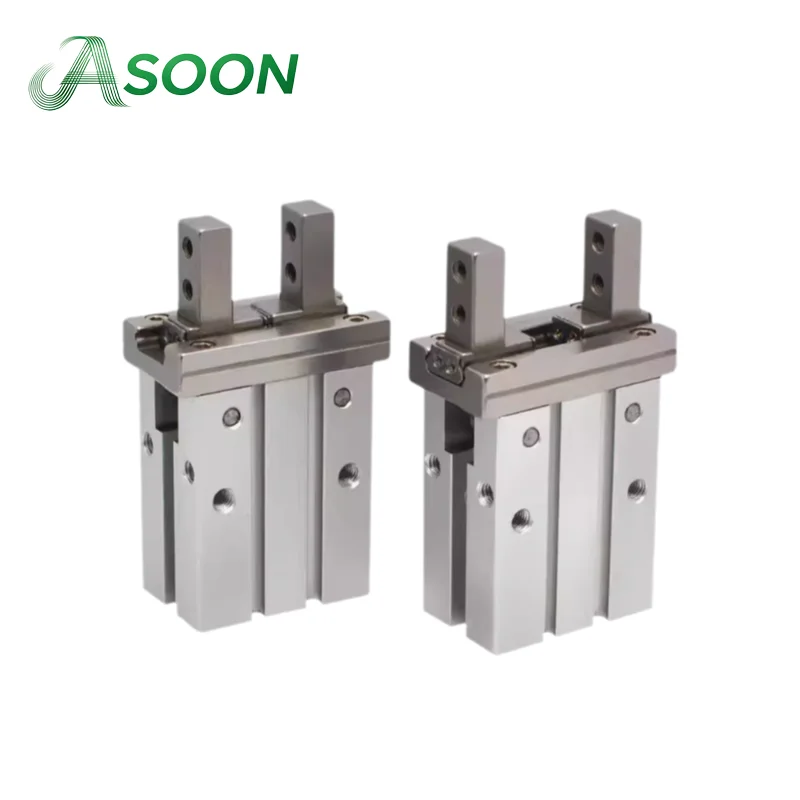 Airtac Type Parallel Style HFK Pneumatic Air Gripper HFK10 HFK16 HFK20 HFK25 HFK32 HFK40Cylinder Double Acting Gripper Cylinder