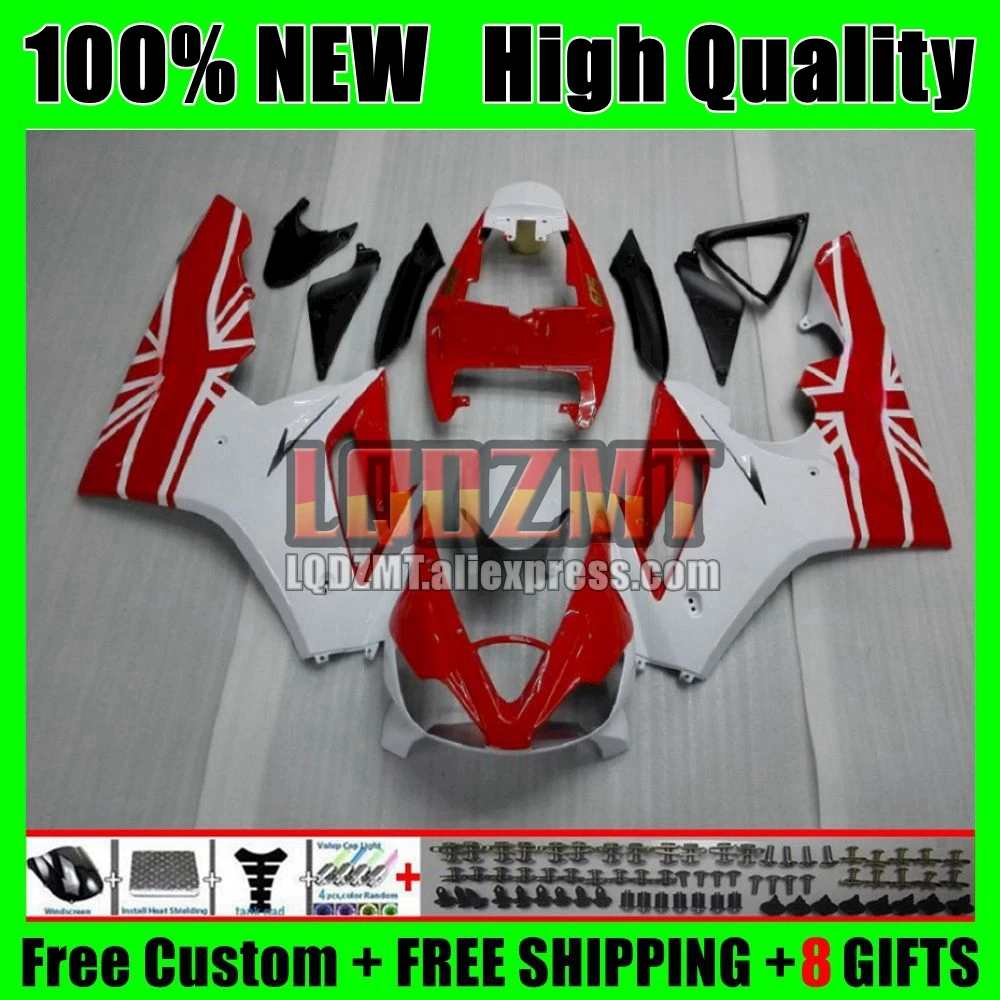 Body Kit For Triumph Daytona 675 CC 13 14 15 White red 16 17 Daytona-675 120No.23 Daytona675 2013 2014 2015 2016 2017 Fairing