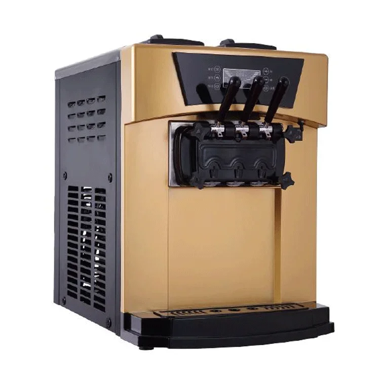 Best Selling Product 3 Flavors High Capacity Street Soft Ice Cream Machine Popsicle Cream Making Machine