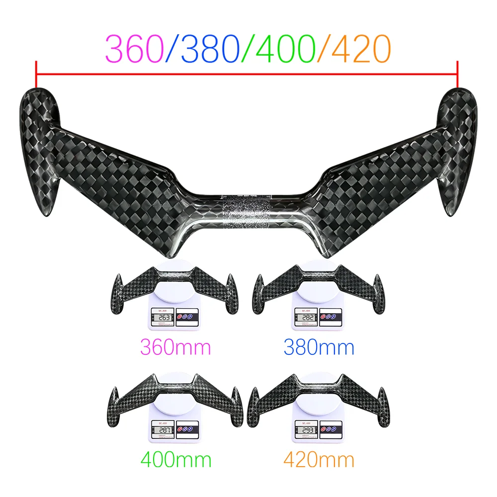 

High Intensity 12K Glossy Texture BALUGOE Carbon Airplane Bicycle Handlebar 31.8mm Caliber Professional Sprint Bicycle Handlebar