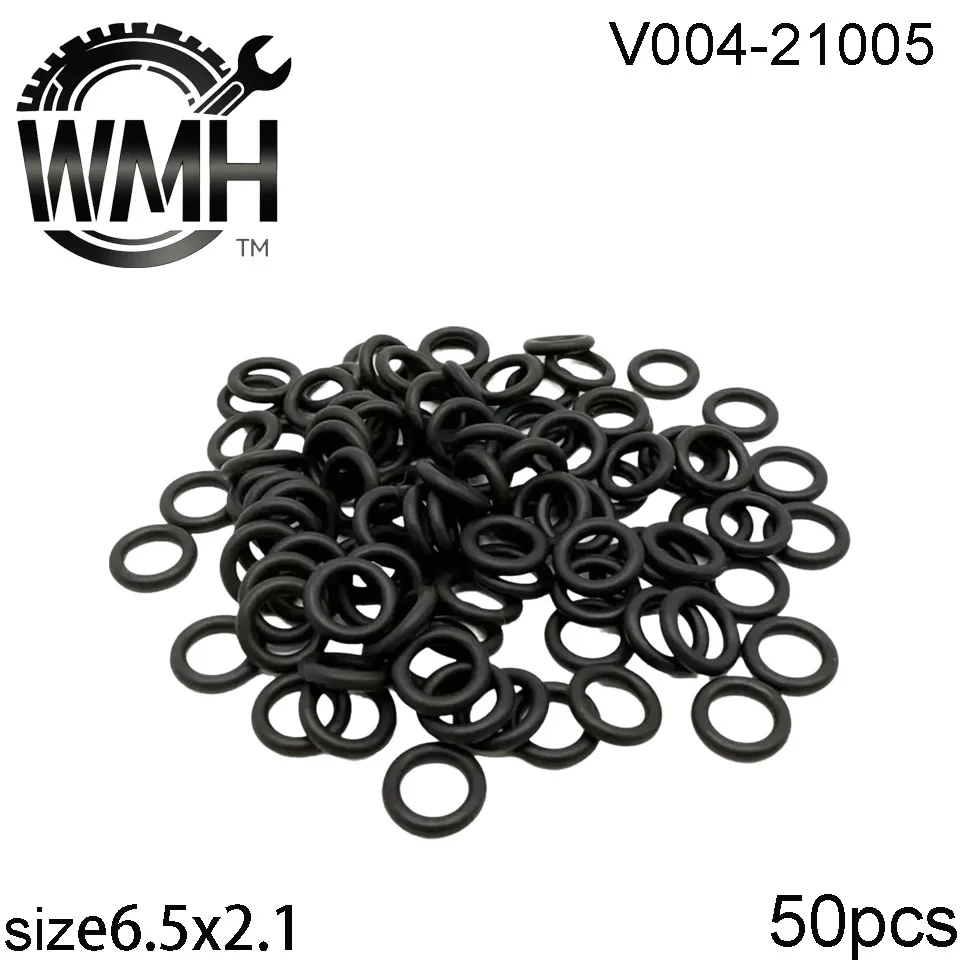 50-teiliges Universal-Reparaturset für Einspritzdüsen, Gummi-O-Ring 21005, Größe 6,5x2,1, Autozubehör