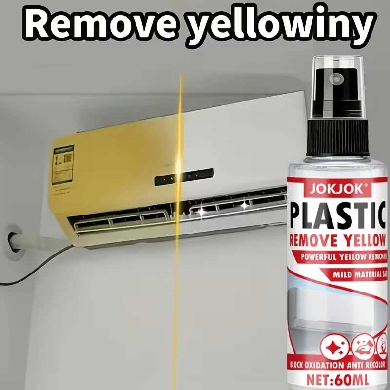 Plastic Yellowing Renewal Cream – Helps Refresh Yellowed AC Panels, Appliance Housings, Lampshades, Toilet Seats And Car Plastic