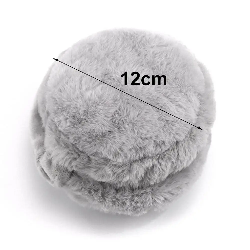 1pc Folding Warm Earmuffs For Men And Women Fashion Solid Color Winter Anti Cold And Anti Freezing Large Plush Earmuffs Earflap