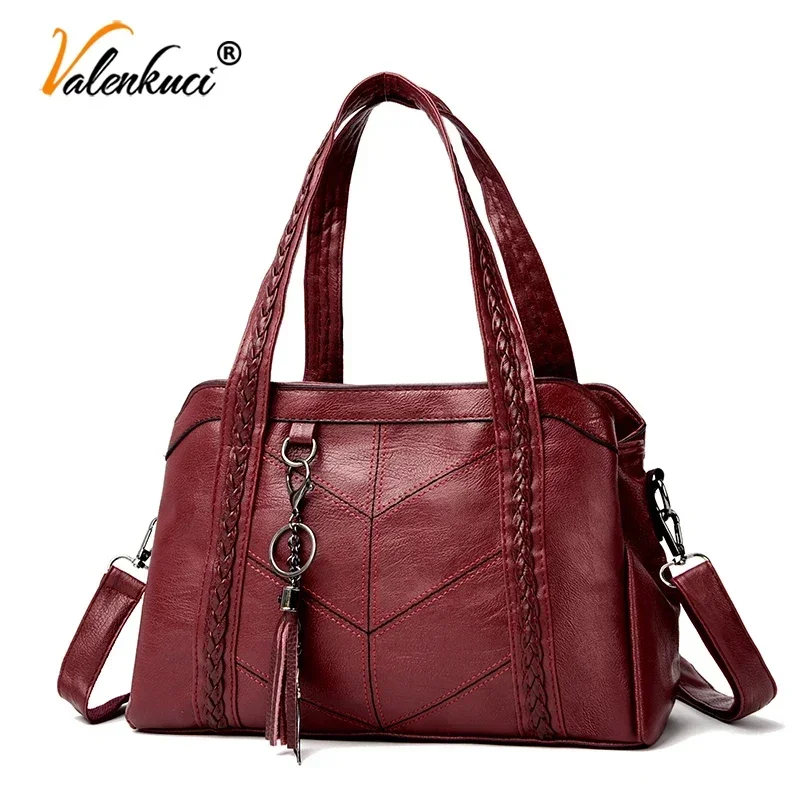 

Women Messenger Bag Retro Tote Designer Bags Mother Gifts Shoulder Bags for Women Leather Handbags
