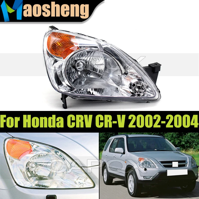 Front Buper Headlight Head Light For Honda CRV CR-V 2002 2003 2004 Headlamp Head Lamp Driver Light