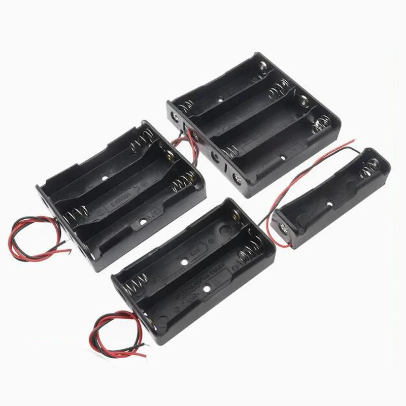 18650 battery assembly box battery box 3.7V parallel series belt line lithium welding-free DIY manual battery holder view 3