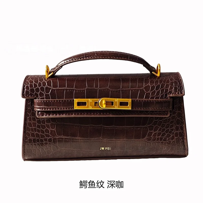 JW PEI Noor Leather Pattern Urban Minimalist New Style Premium Crossbody Bag for Women - Daily Wear Multi-Purpose Bag