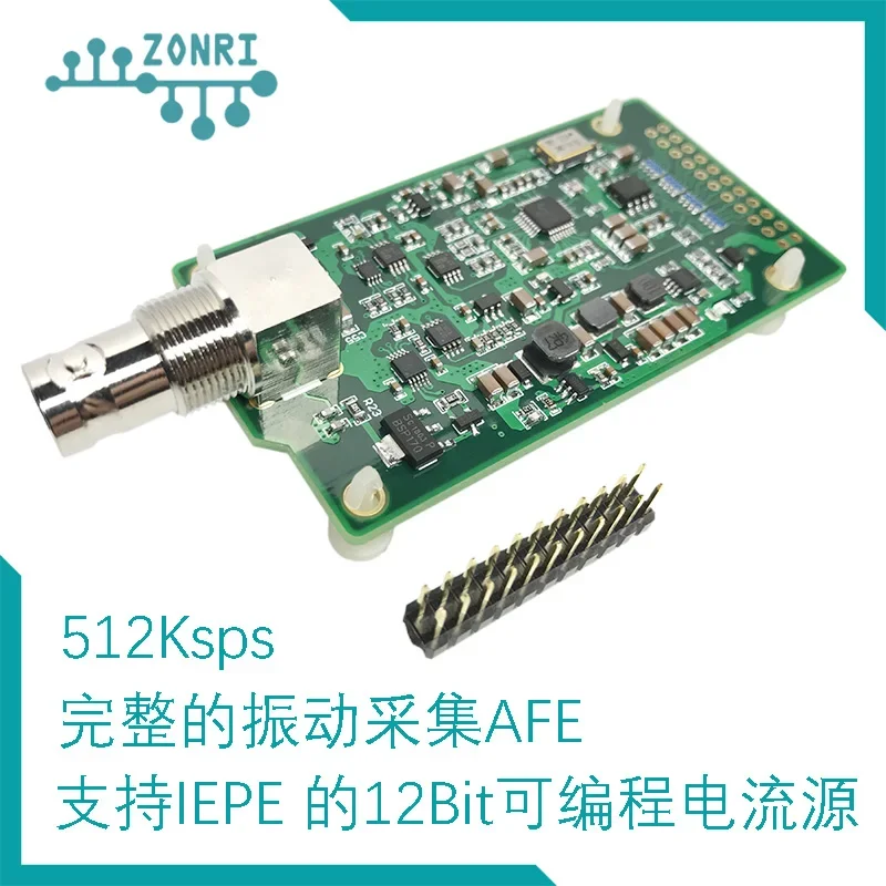 Ads127l01 / 512ksps / 24bit ADC IEPE / ICP Vibration Data Acquisition Module