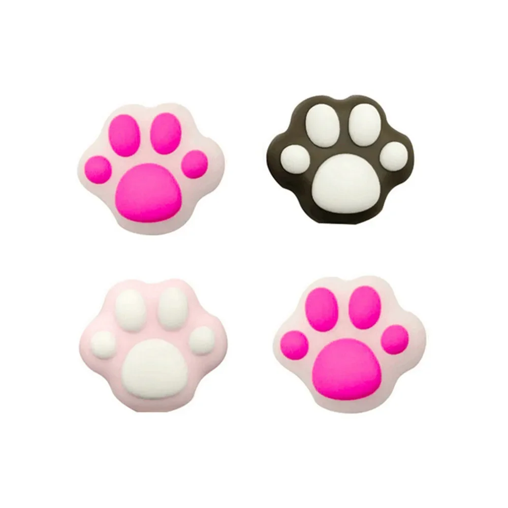 New Cute Cartoon Pink Cat Paws Cable Winder Protector for IPhone Cable Kawaii Desktop Wire USB Cable Charger Line Protector