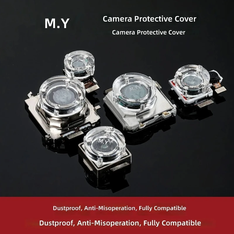 Rear Camera Scratch Cover for Smartphone Camera Area, ABS Cover Part for Bag Contact, Desk Placement, Daily Carry, and