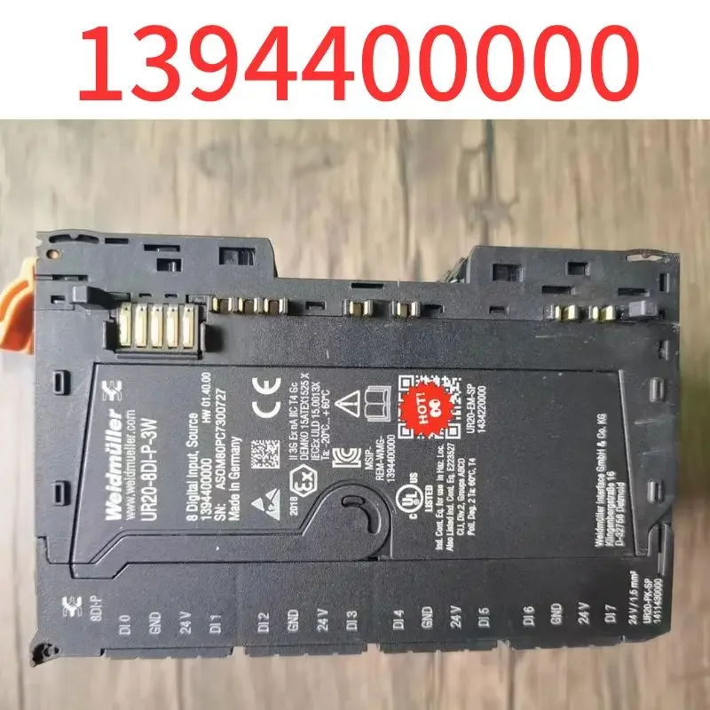 Second-hand  Module UR20-8DI-P-3W 1394400000 has good functionality