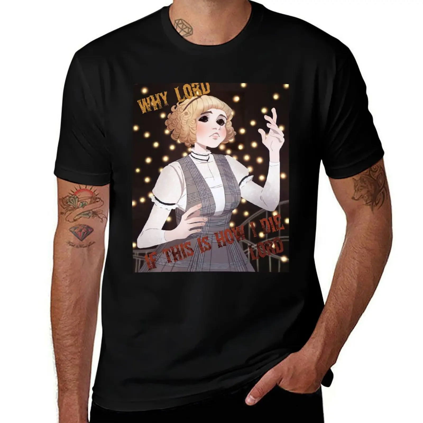 

shirts t T-Shirt man shirt dark humor Ride the cyclone tshirt summer man t funny