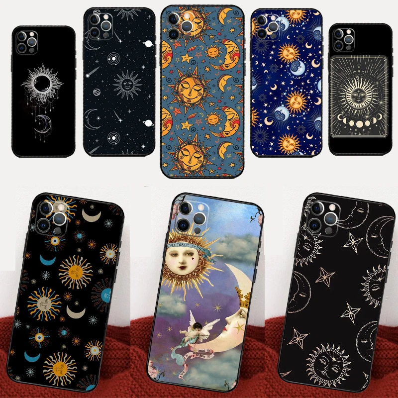 

Чехол «Солнце и Луна Звезда» для iPhone 17 Air 17 Pro, чехол для телефона Apple iPhone 17 Pro Max, противоударный чехол