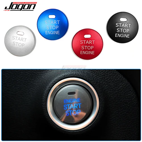 Imagen 1 del producto Para Hyundai Elantra MD 2011-2015 Sonata i30 i45 YF 2010-2014 accesorios interiores de coche parada de arranque de motor cubierta de botón embellecedor