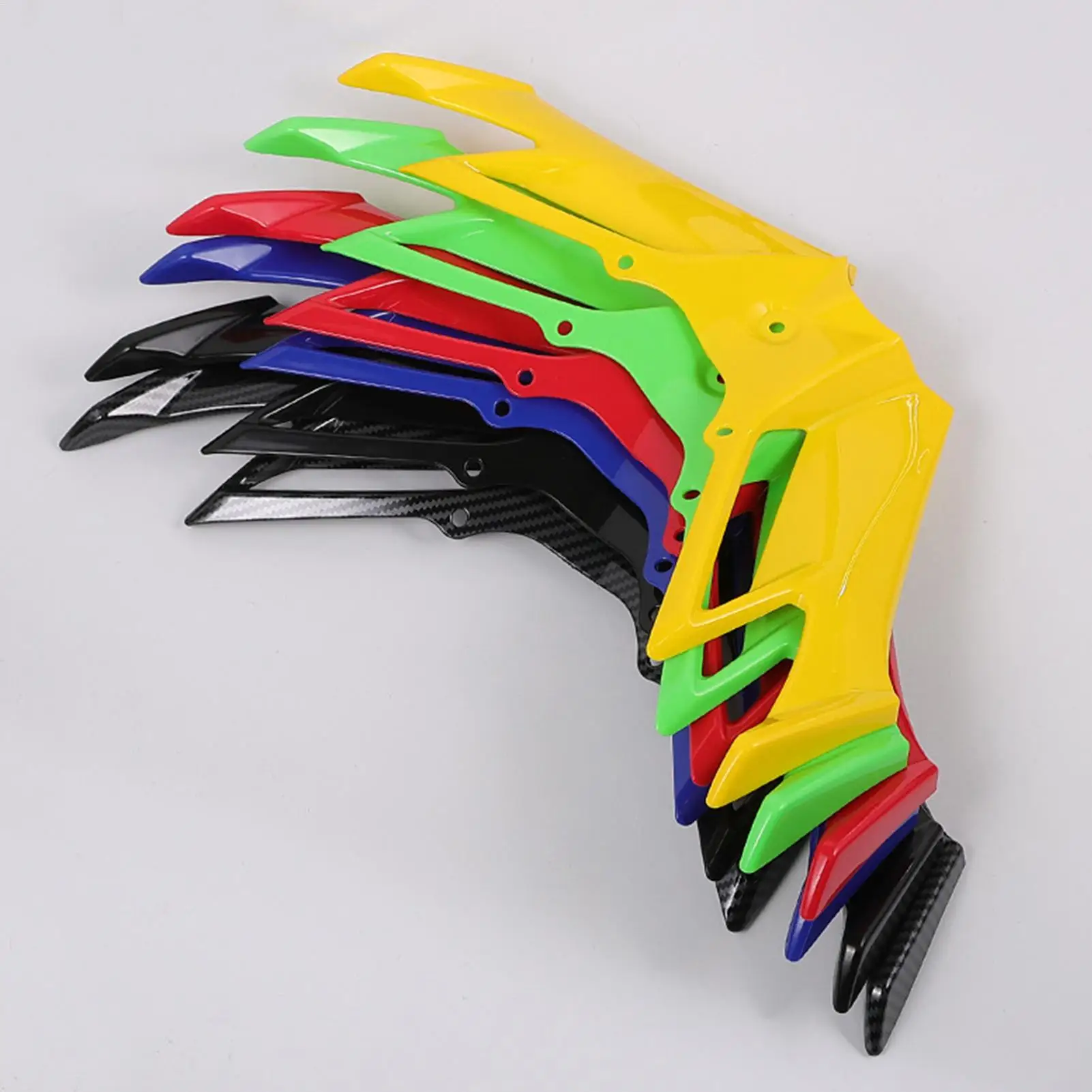 Motorcycle Side Wind Wings Motorcycle Front Fairing Winglets Motorbike Shark Fin Fairing Bird Beak Spoiler Aerodynamic Wing