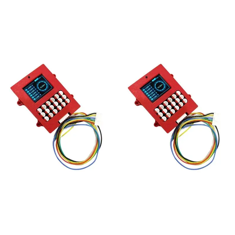 ABZZ-2X Lithium Titanate 6S Active Balancer With Voltage Display TFT LTO Battery Voltage Tester 6S 5A