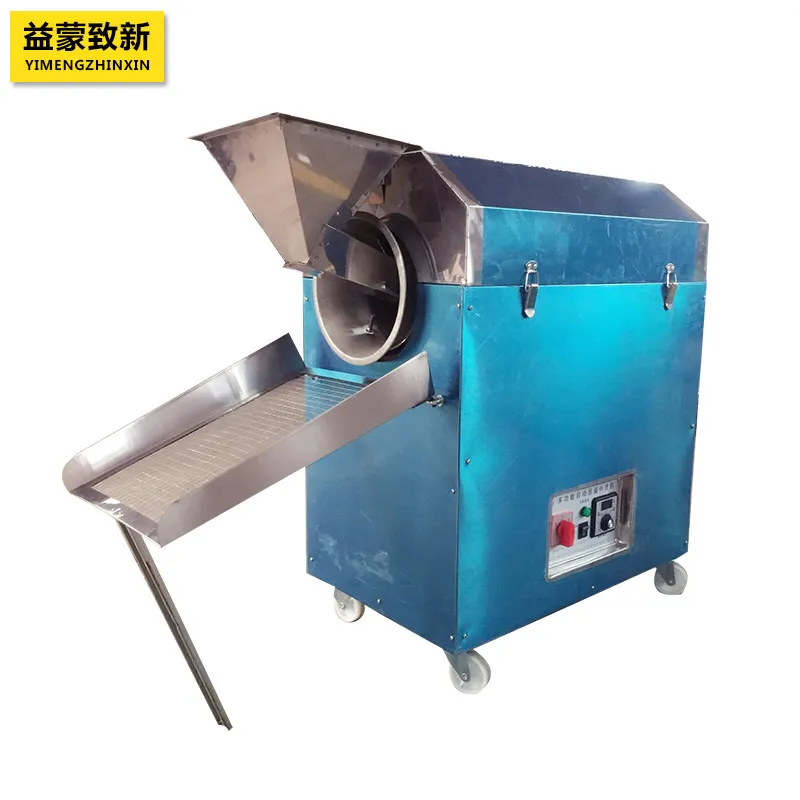 Yjq frying machine electric heating commercial automatic frying melon seeds peanut sesame sugar frying chestnut machine