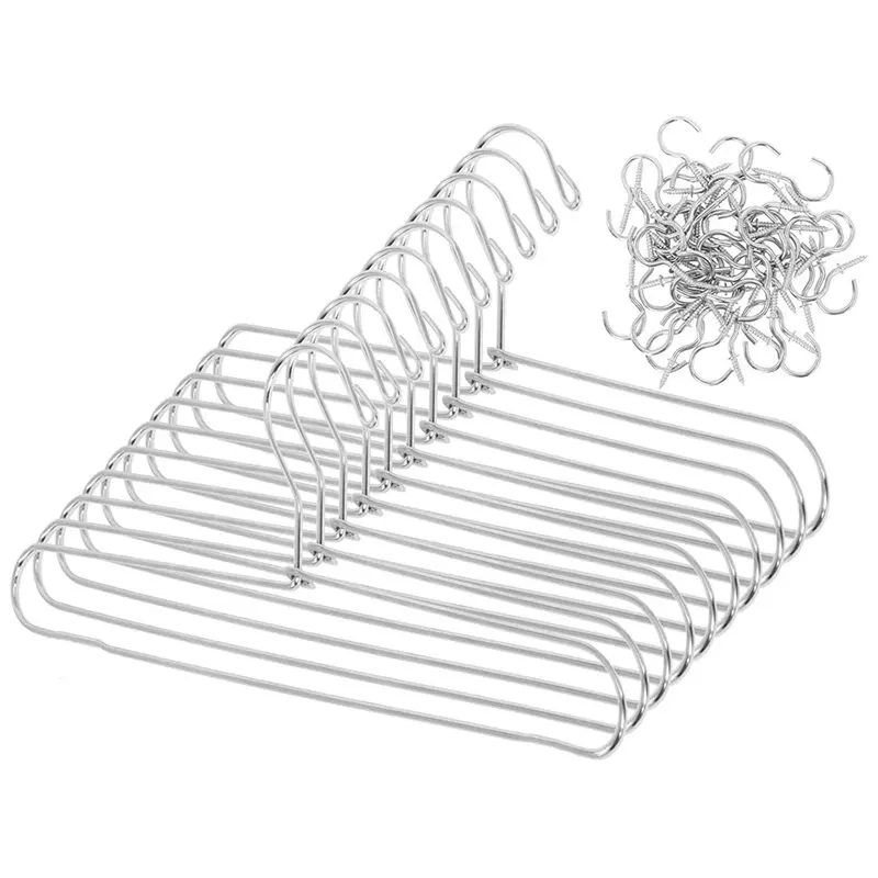 

【NOW SAVE】10 упаковок вешалок для покраски дверей шкафа, прочные вешалки с 50 винтовыми крючками для чашек для покраски, компактный инструмент