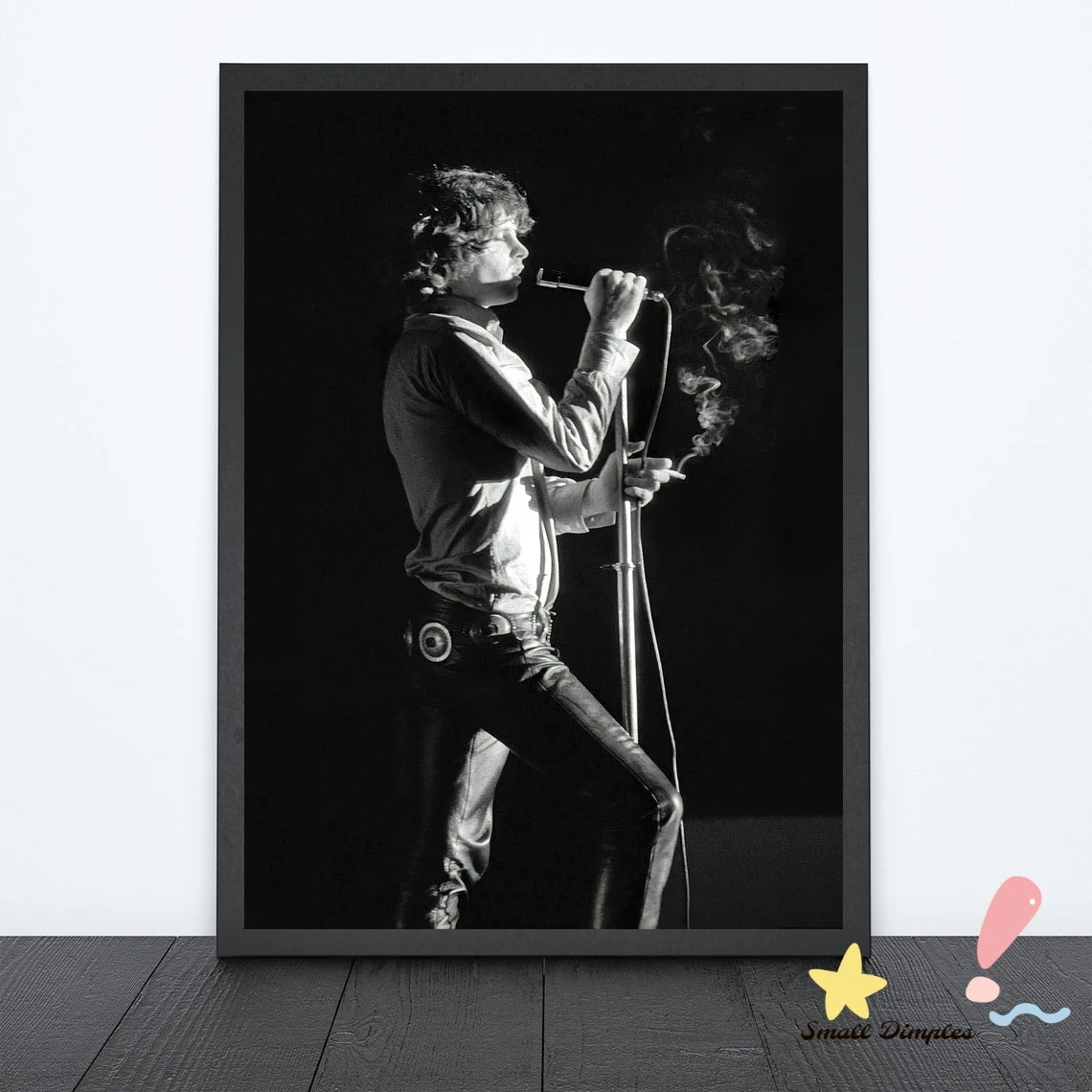 Jim Morrison Music Poster Star Poster Canvas Art Print Home Decoration Wall Painting ( No Frame )