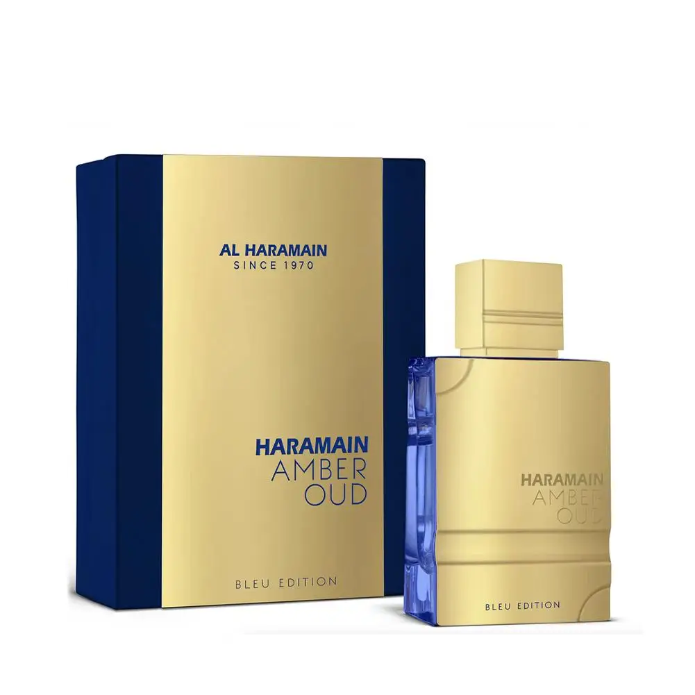 60ML Luxury Arabic AL Haramain Amber Oud Perfume Eau De Parfum Men Women Perfume From Dubai Fragrance