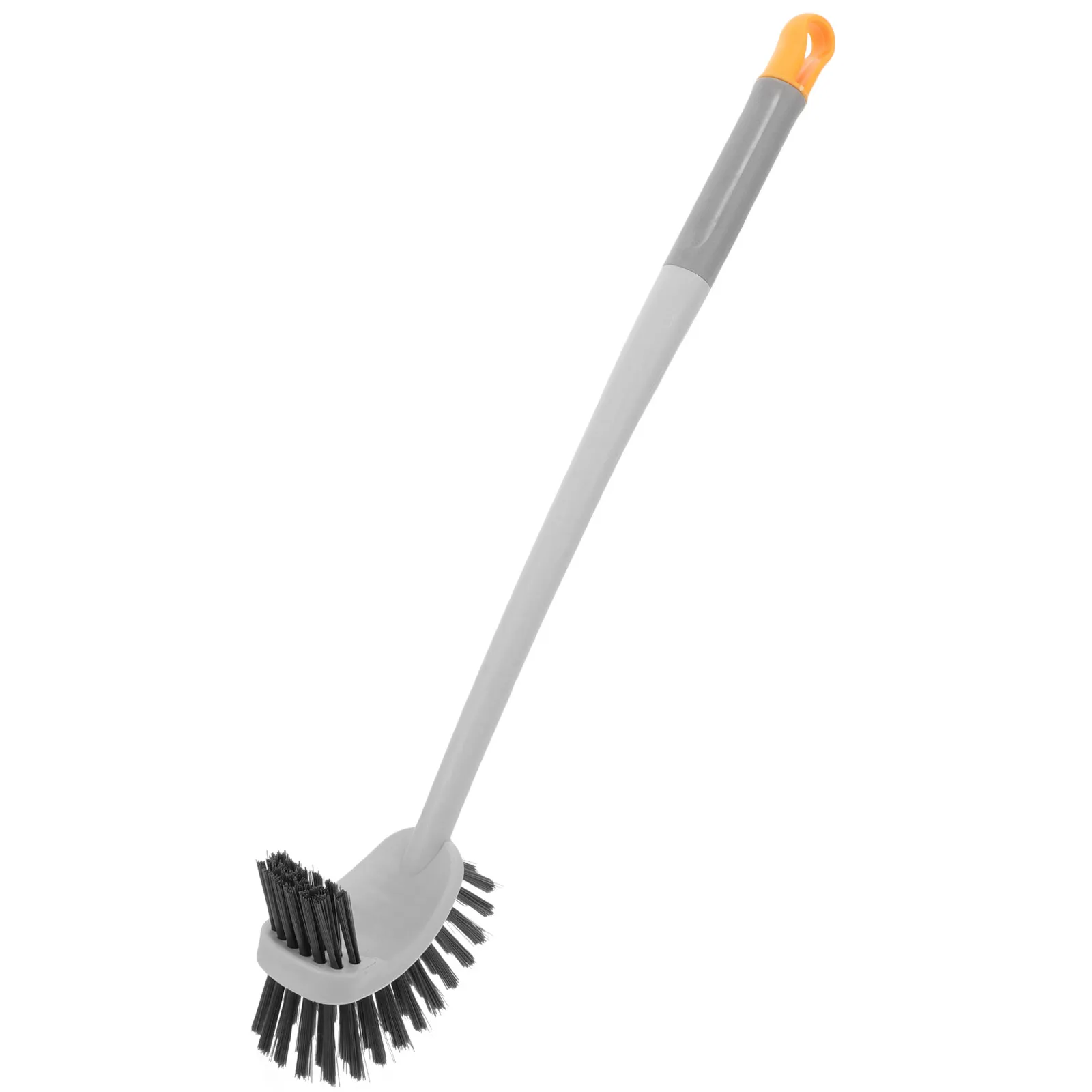 Long Handle Toilet Brush for Bathroom Toilet Bowl Cleaning Soft Non Scratch Bristles Easy Hang Storage Efficient Hygienic