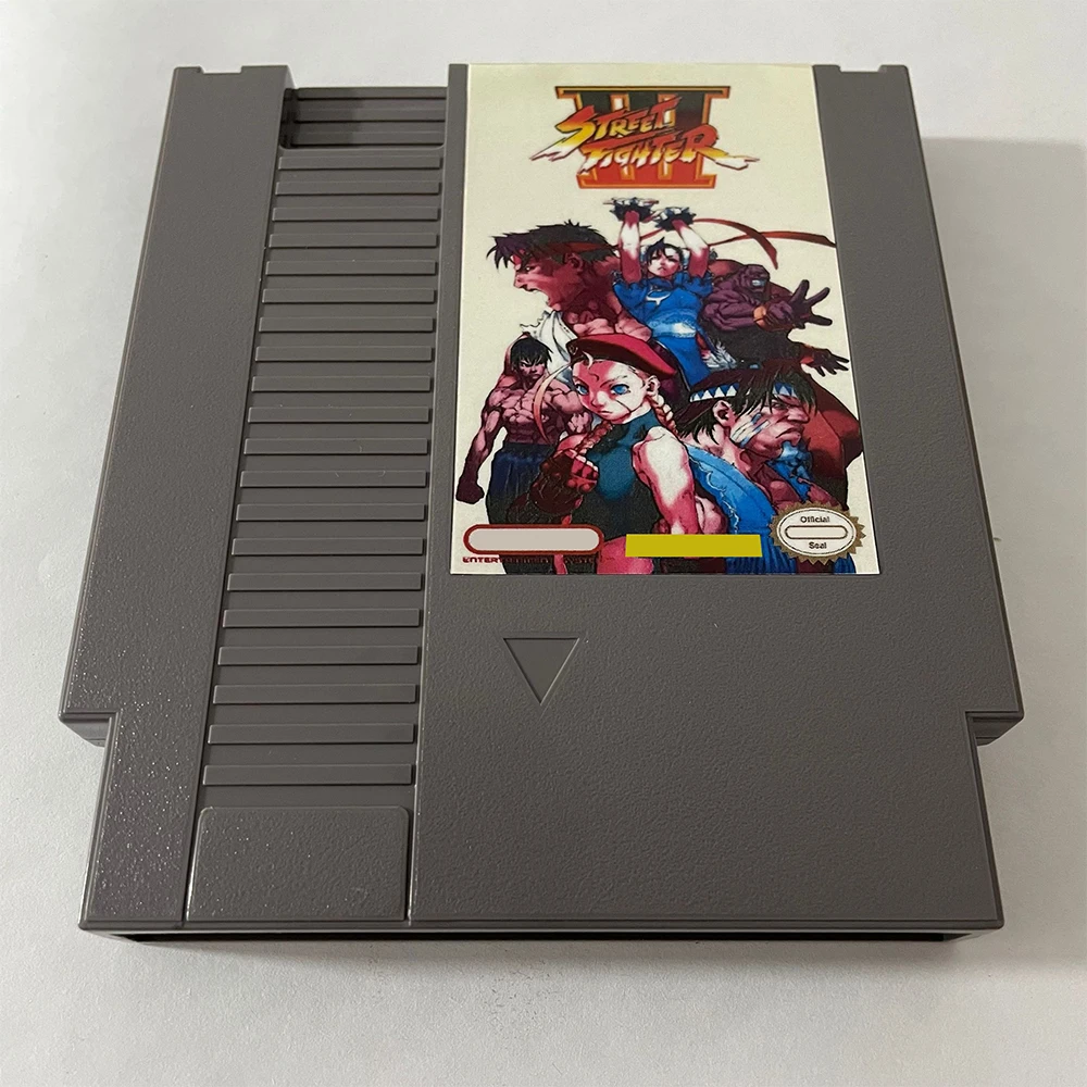 SFighter III-خرطوشة ألعاب NES الأصلية ، 8 بت ، 72 دبابيس ، عربة ألعاب فيديو لوحدة التحكم NES ، علامة تجارية جديدة