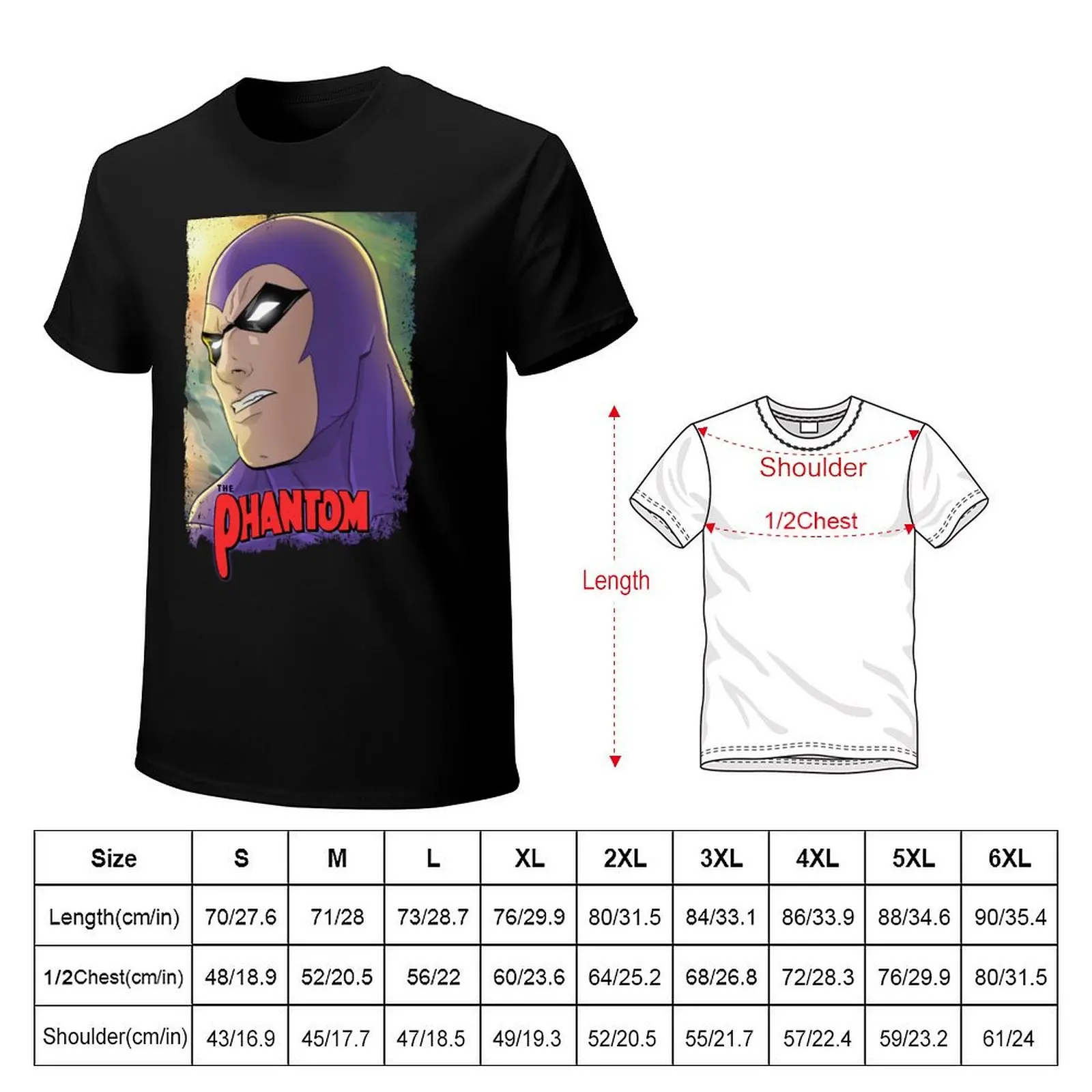 The Phantom! T-Shirt Casual Loose Fit Short Sleeve T-Shirt