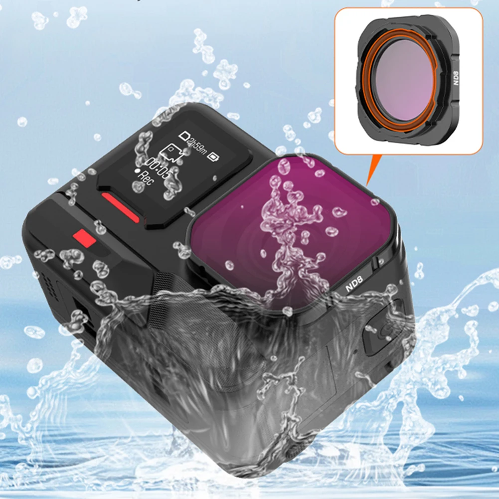 مجموعة مرشحات ND ND8/16/32/64 مرشح عدسة مرشح كاميرا رياضية لكاميرا الحركة Insta360 Ace Pro 2