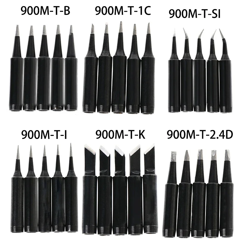 Industrial Soldering Iron Tip Soldering iron tip Parts Tool Welding Exquisite High Quality Solder 5pcs 900M-T Brand New