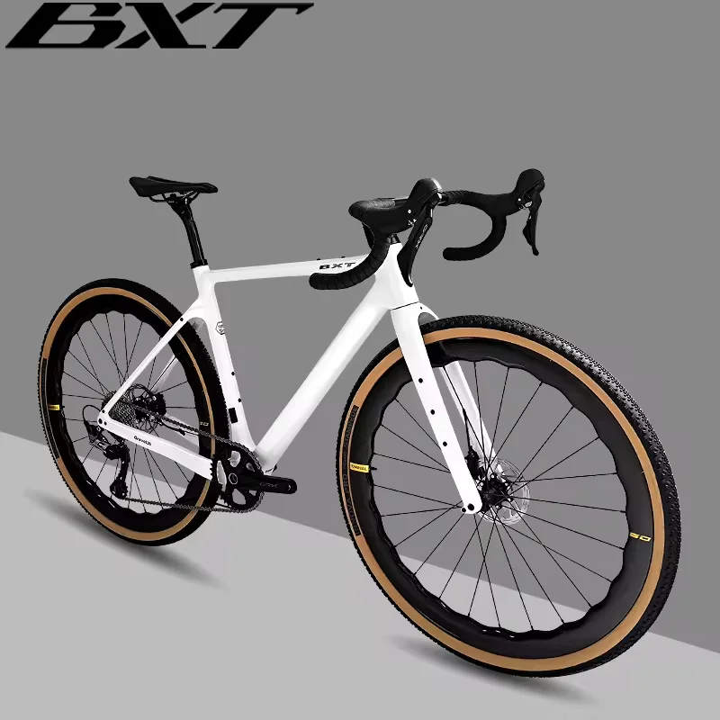 BXT Gravel Bike Factory Price T1000 Carbon Fiber Disc Brake Super Light 700*40C Full Internal Routing Road Carbon Gravel Bicycle
