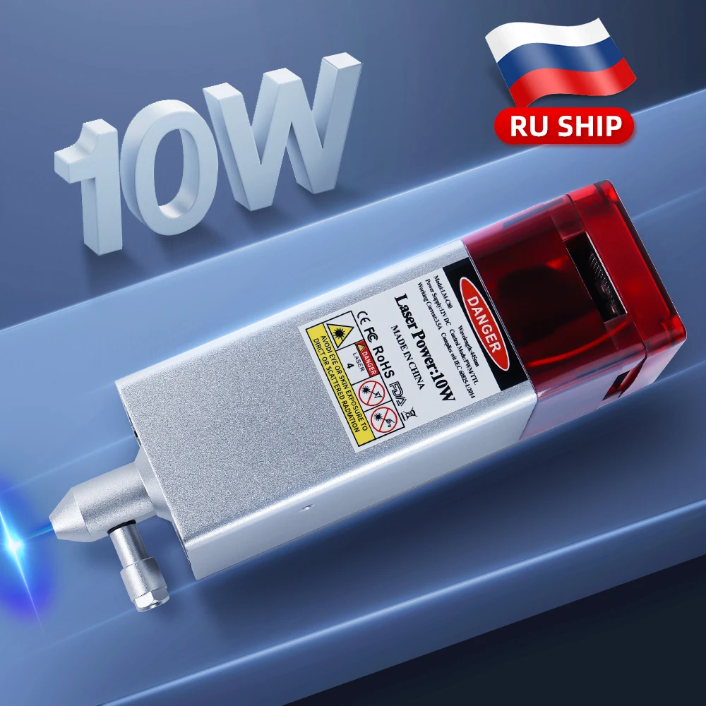 80W moduł laserowy 450nm niebieski Laser głowica z Air Assist do 10W maszyna do cięcia laserowego DIY grawerowanie drewna laserowego narzędzia robocze
