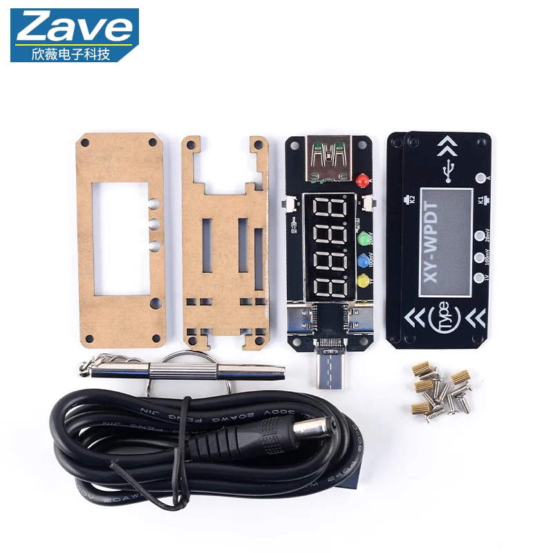 Type-C PD Fast Charging Trigger/Decoy + DC Digital Display Voltage & Current Tester - Full Protocol Support with PPS