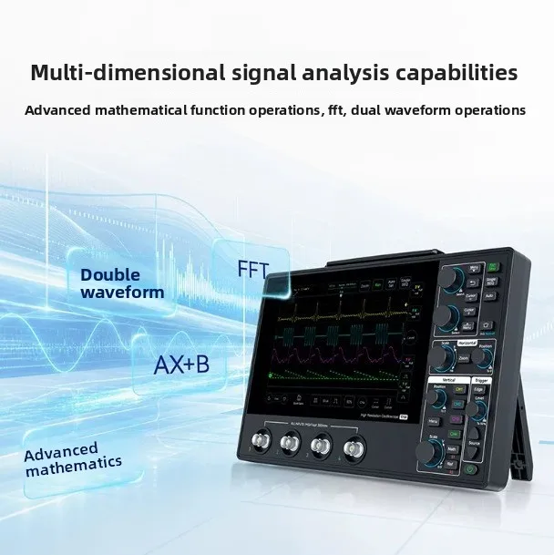 STO1004 Professional Edition Digital Oscilloscope, 100 MHz Bandwidth, Flat Touchscreen, Handheld with Buttons