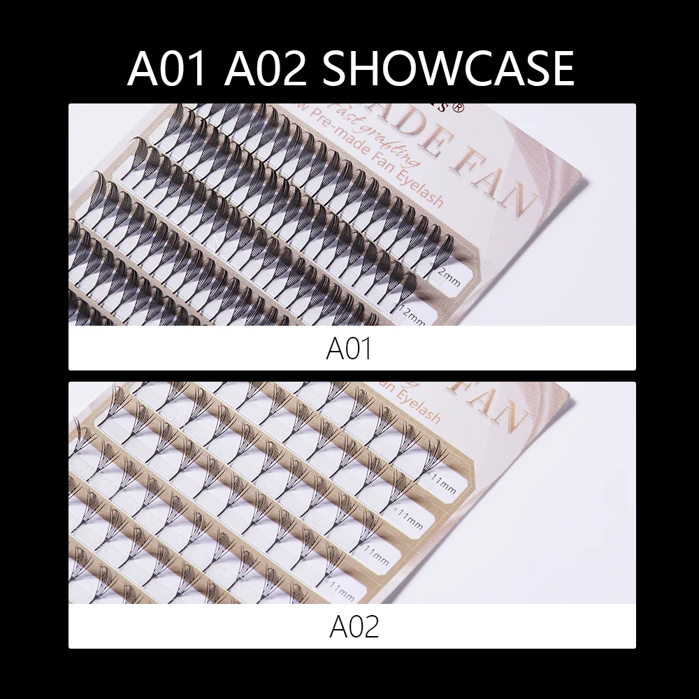 DeceMars A-Serie vorgefertigte Fächer-Wimpernverlängerung