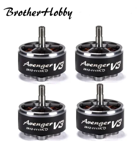 Brotherhobby-Motor sin escobillas Avenger 2812 V3 900KV/1115KV para multicóptero FPV, alta eficiencia y durabilidad