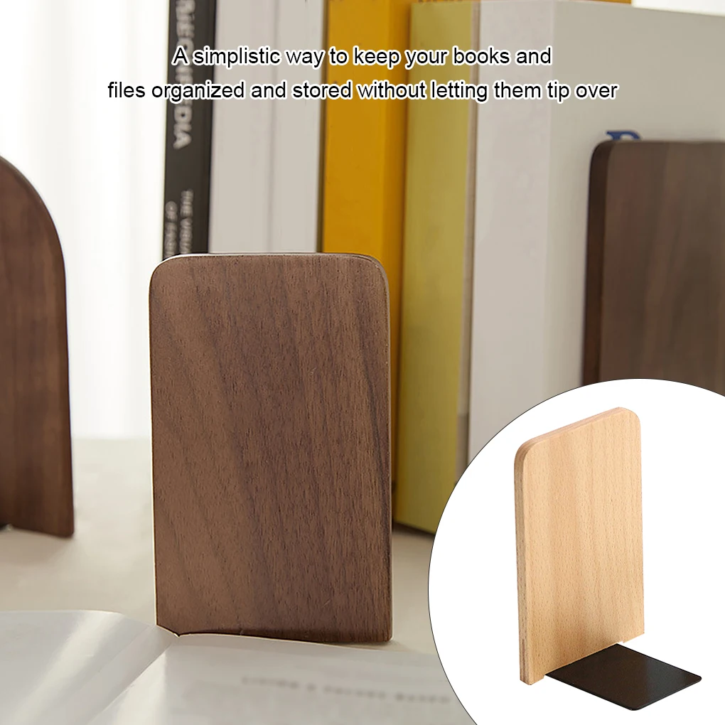 1PCS Household Office Shelf Book Stand Holder Stands Bedroom Bookshelf Bookend Organizer Anti Tip-over Bookracks Desk Decoration