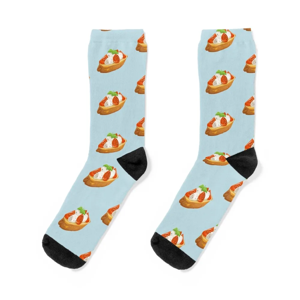

Caprese Bruschetta Socks warm winter Thermal man winter summer Antiskid soccer Socks Male Women's