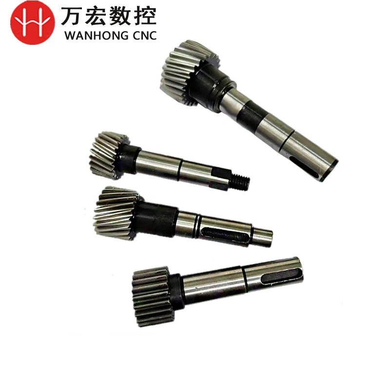 straight helical tooth gear shaft/synchronous wheel gear rack for woodworking machine/Engraving machine gear shaft