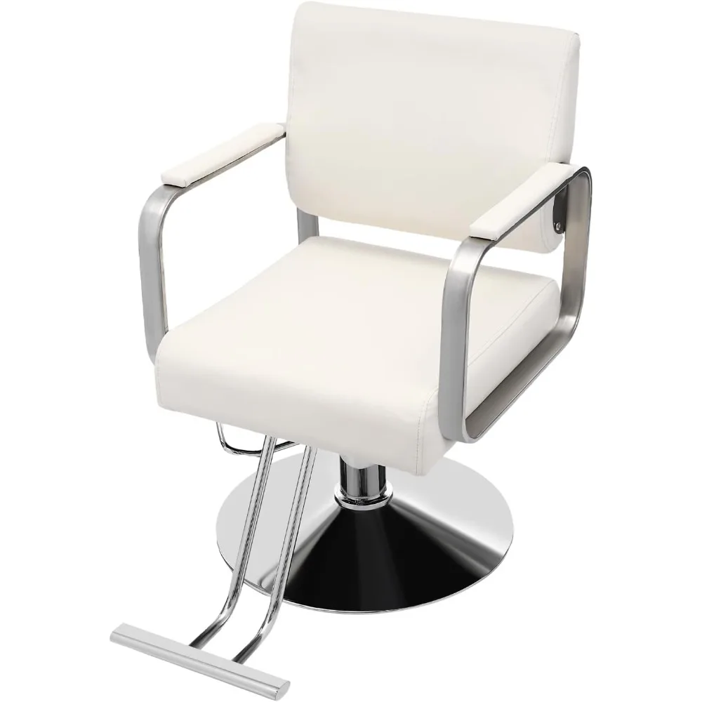 

Salon Chair for Hair Stylist, 360° Swivel Barber Chair with Heavy Duty Hydraulic Pump, Spa Beauty Equipment