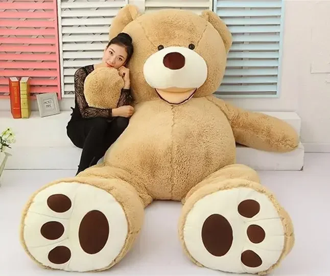 200cm Huge big America teddy bear Stuffed plush animal cover soft doll pillow cover ( without stuff ) birthday gift toys