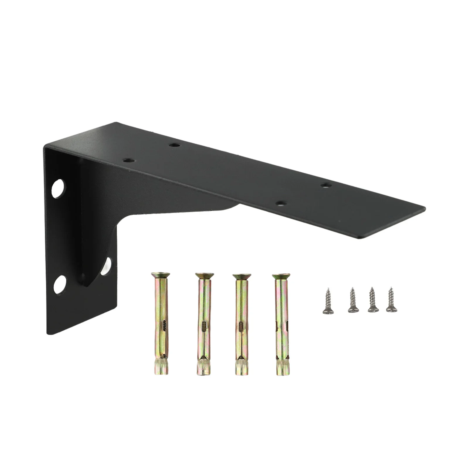 

Кронштейн для кухонного хранения, сверхпрочный, для использования в помещении и на улице, регулируемый, черная отделка