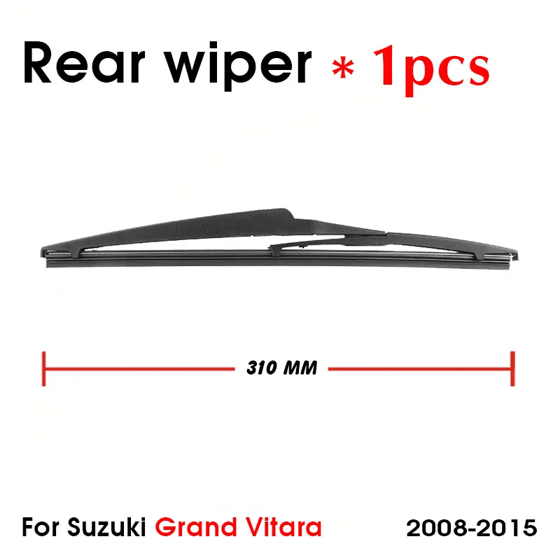 BEMOST Car Rear Windshield Wiper Arm Blades Brushes For Suzuki Grand Vitara 2008-2015 Back Windscreen Auto Styling Accessories