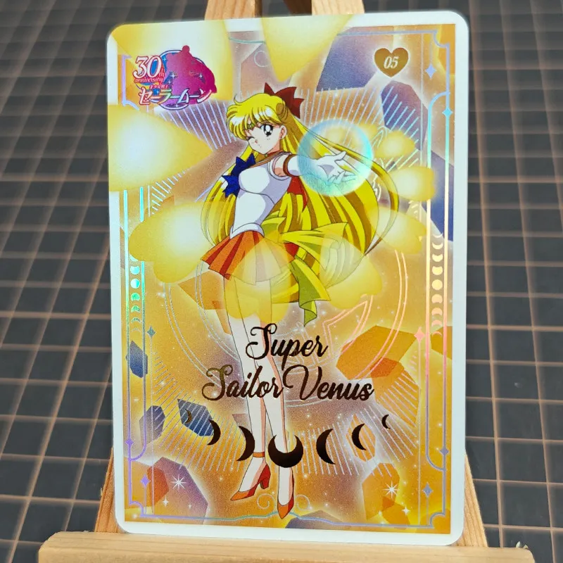 DIY 10pcs/set Sailor Moon Self Control Collect Signature Trading Flash Card Anime Cartoon Gift view 4