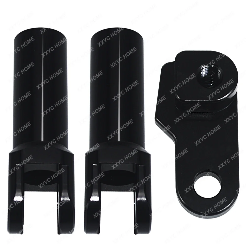

For Harley Softail Slim FLS FLSS 12-2017 Cross Bones FLSTSB 2008-2011 Motorcycle Passenger Foot Pegs Support Mount Clevis Kit