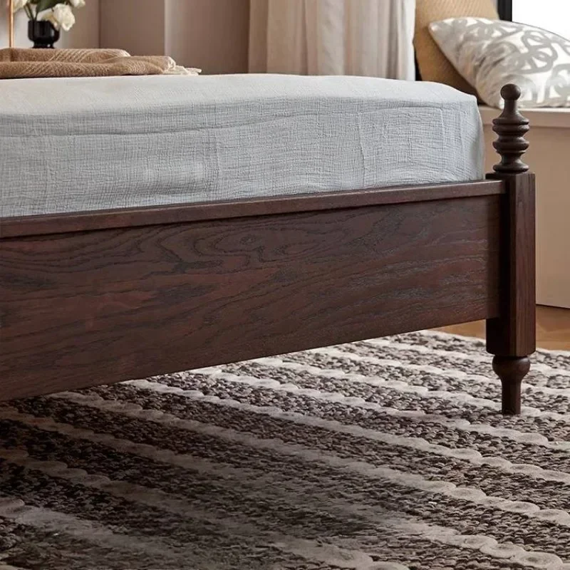 تصميم التوأم الحديثة بيع إطار سرير فاخر لوفت غرفة نوم الألواح الأمامية إطار سرير مزدوج كامل الحجم موبليس دي دورميتوريو أثاث المنزل #6