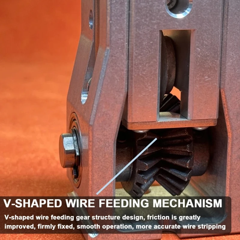 Geevorks portátil doméstico descascador de fio de liga de alumínio manual ferramenta de descascamento de cabo 2-20mm ferramenta de descascamento elétrico
