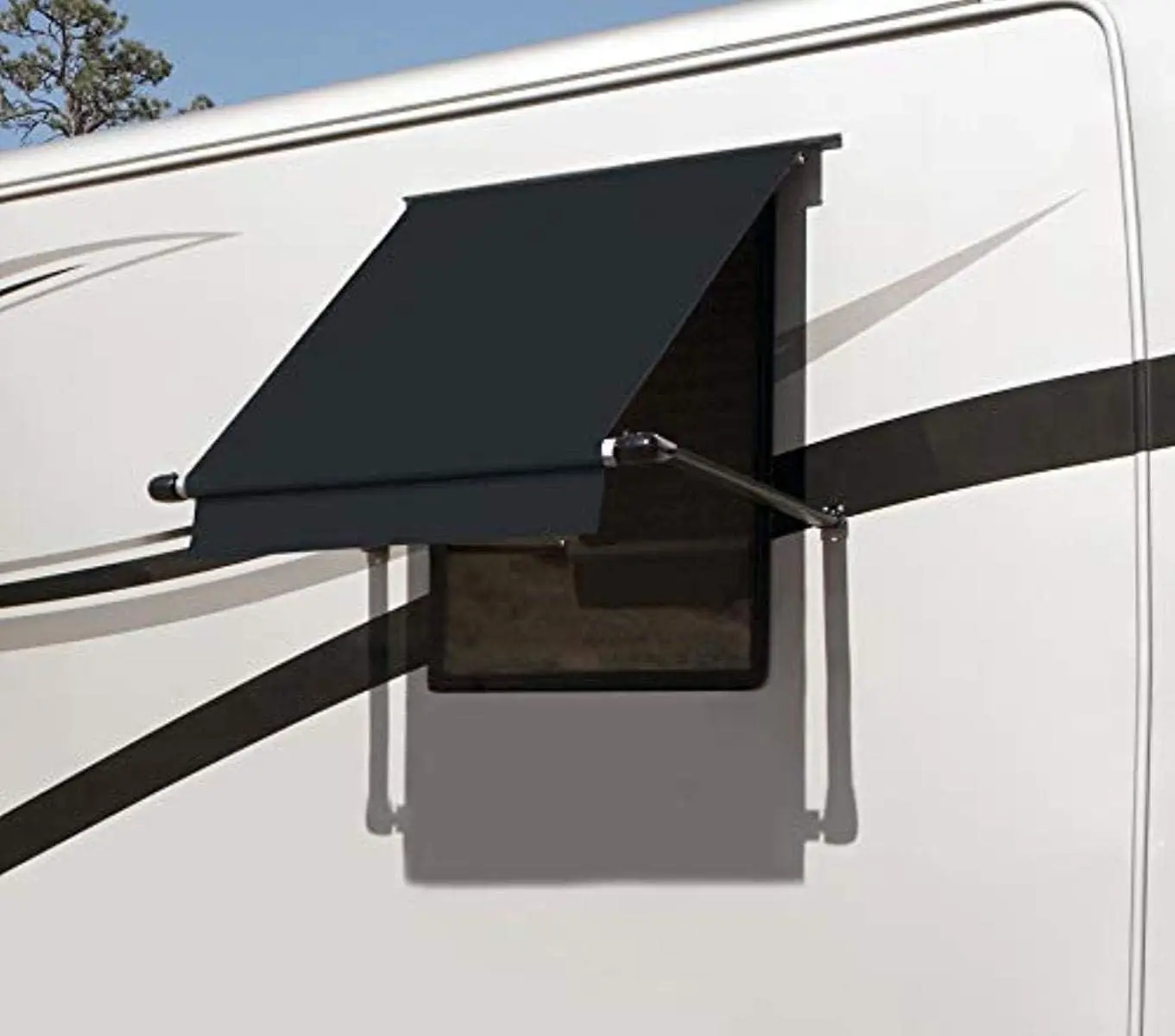 

WG0604E4EB Simply Shade RV Window Awning-Black Vinyl-6' (72")