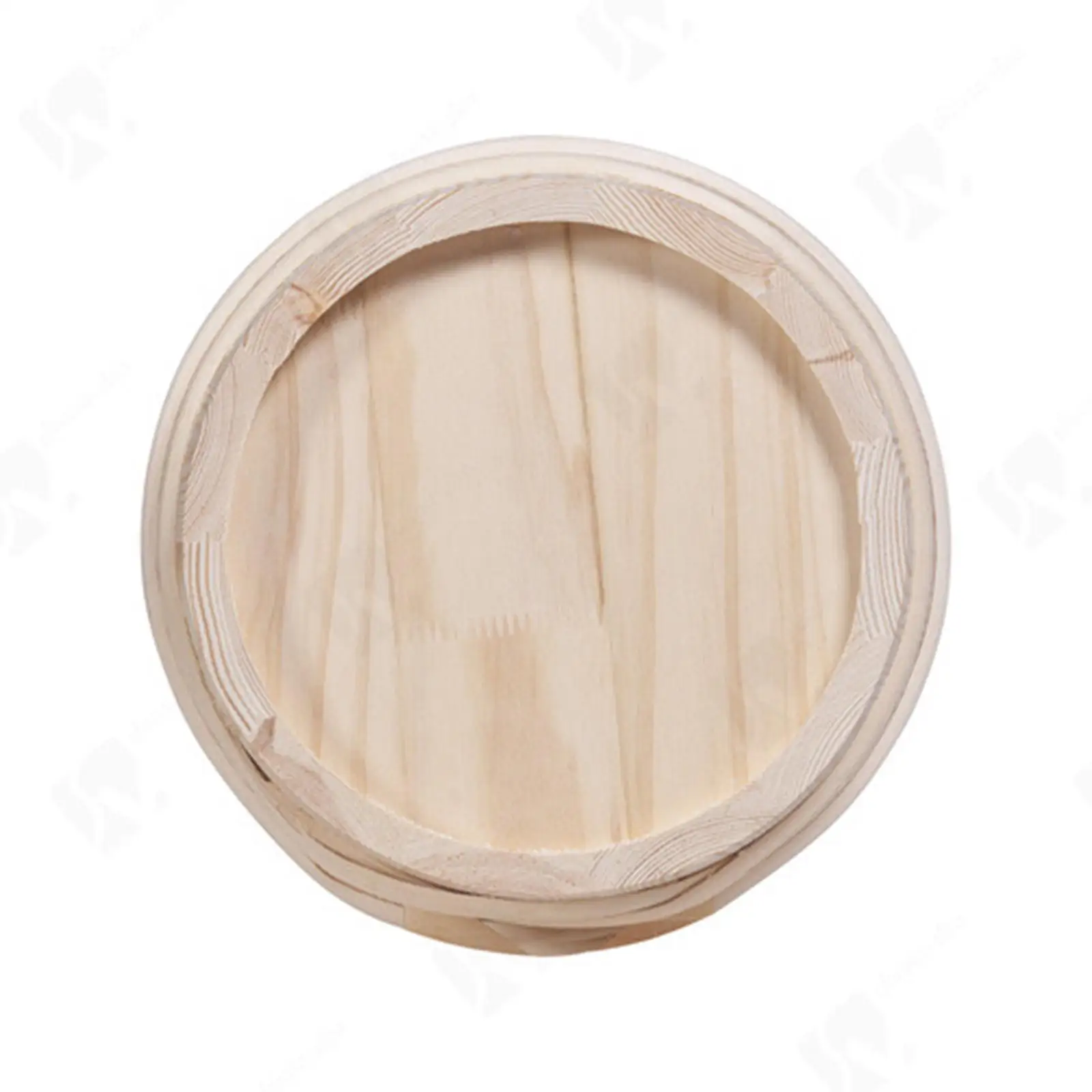 Handmade Cedar Sauna Water Bucket with Ladle for Outdoor Barrel Steam Room Accessories