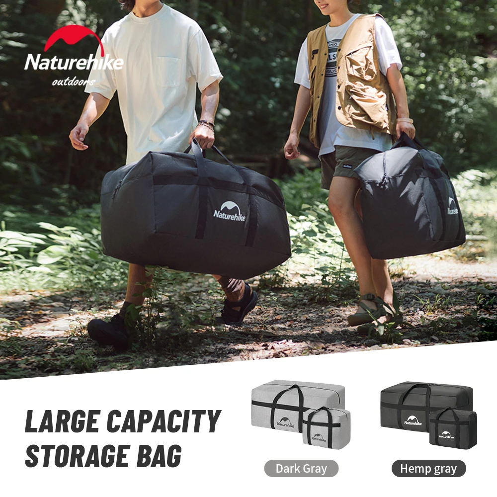 Naturehike Storage Bag Foldable Travel Duffel Bag Tote Carry on Luggage Sport Duffle Weekender Overnight Camping Sundries Bag